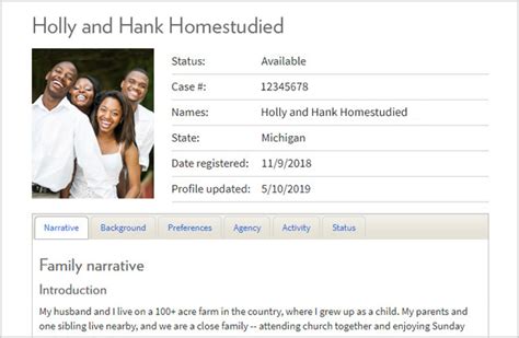 Your Family Profile .